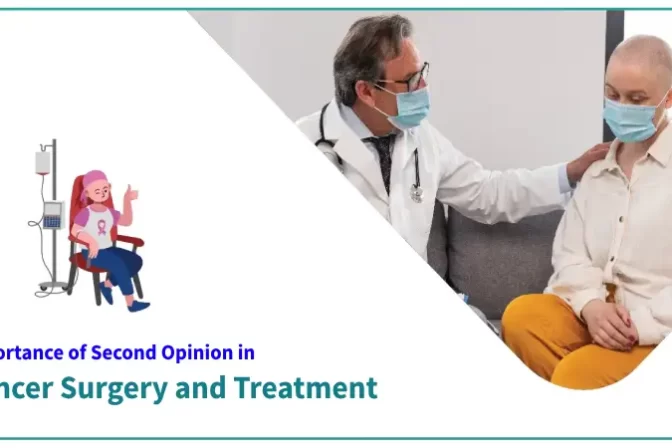 Doctor giving second opinion for cancer surgery to patient in Pune